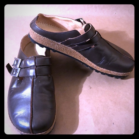 haflinger leather mule